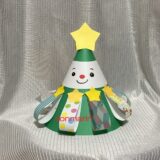 クリスマス制作「クリスマスツリーみたいに飾れる、とんがり帽子」～手作り簡単・三角帽子作り方～